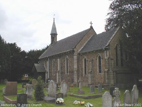 Recent Photograph of St John's Church (Alkmonton)