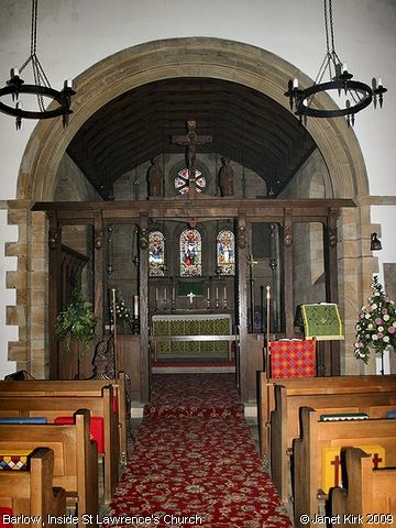 Recent Photograph of St Lawrence's Church (Chancel Arch) (Barlow)