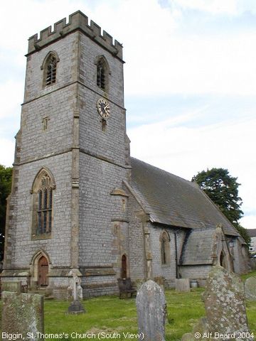 Recent Photograph of St Thomas's Church (South View) (Biggin by Hartington)