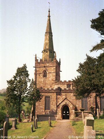 Recent Photograph of St James's Church (Bonsall)