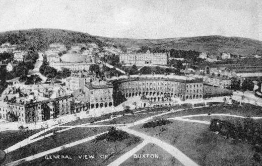 Old Postcard of General View (Buxton)