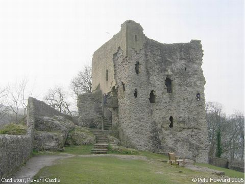 Recent Photograph of Peveril Castle (2005) (Castleton)