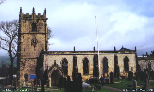 Recent Photograph of St Edmund's Church (1999) (Castleton)