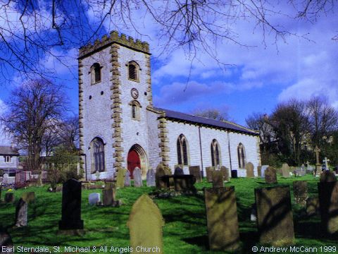Recent Photograph of St Michael & All Angels Church (1999) (Earl Sterndale)