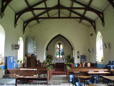 Recent Photograph of Inside St Michael & All Angels Church (Earl Sterndale)