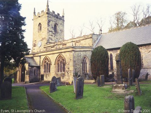 Recent Photograph of St Lawrence's Church (SE View) (Eyam)