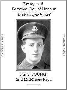 Pte. S. YOUNG, 2nd Middlesex Regt.