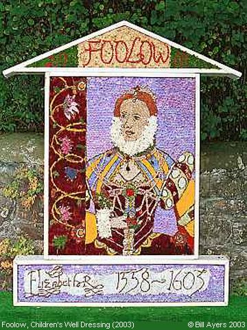 Recent Photograph of Children's Well Dressing (2003) (Foolow)