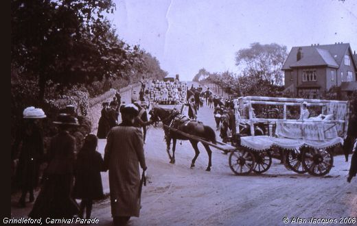 Old Photograph of Carnival Parade (Grindleford)