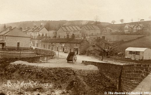 Old Postcard of The Village (Grindleford)