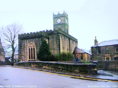 Recent Photograph of St Matthew's Church (1999) (Hayfield)