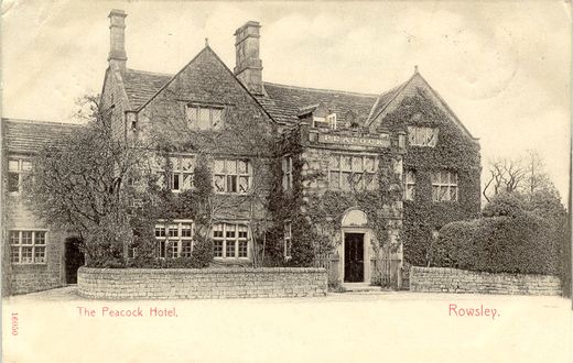 Old Postcard of The Peacock Hotel (Rowsley)