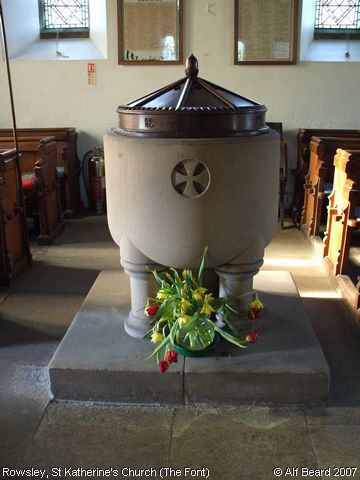 Recent Photograph of St Katherine's Church (The Font) (Rowsley)