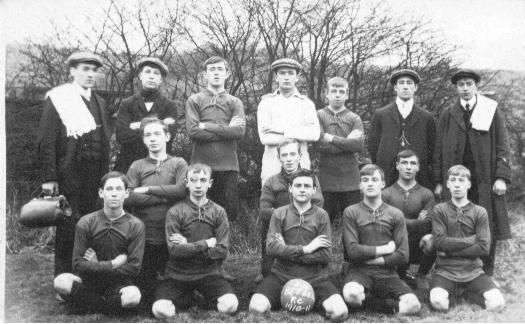 Old Photograph of Methodist Church Football Team (c.1910) (South Normanton)
