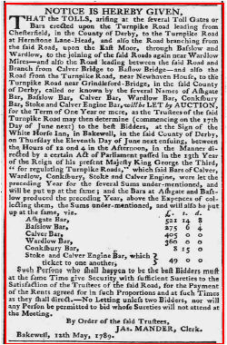 Derby Mercury, May 21, 1789