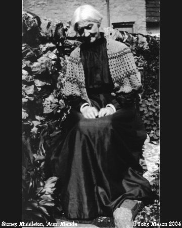 Old Photograph of “Aunt Manda” (Stoney Middleton)