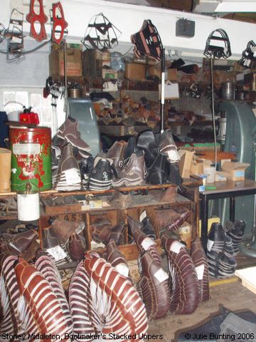 Recent Photograph of Bootmaker's Stacked Uppers (Stoney Middleton)