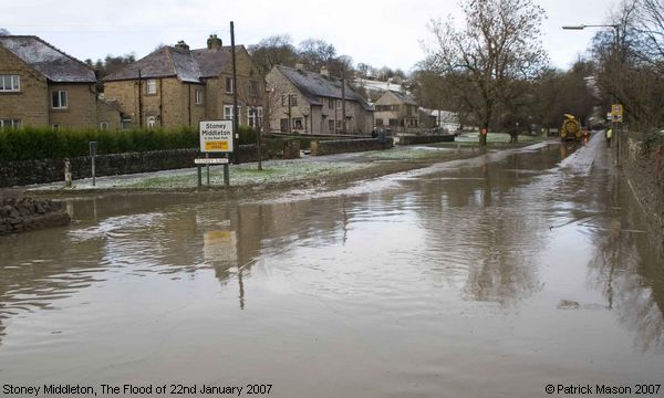 Recent Photograph of The Flood of 22nd January 2007 (Stoney Middleton)