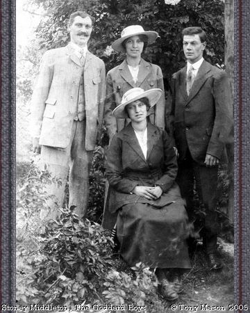 Old Photograph of The Goddard Boys (Stoney Middleton)
