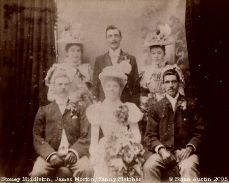Old Photograph of James Morton/Fanny Fletcher (Stoney Middleton)