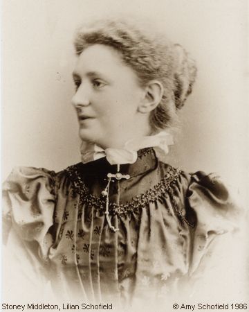 Old Photograph of Lilian Schofield (Stoney Middleton)