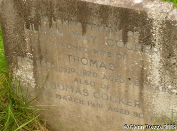 COCKER, Lillian M & Thomas