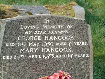 HANCOCK, George & Mary