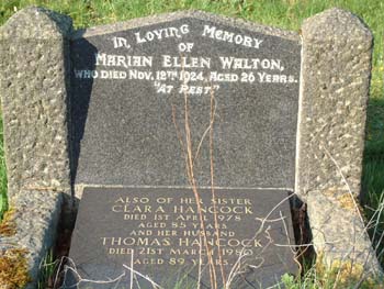 WALTON, Marian Ellen & Clara