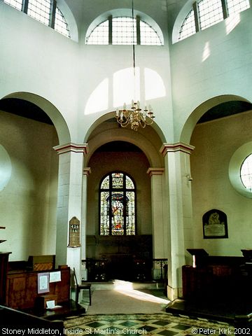 Recent Photograph of Inside St Martin's Church (Stoney Middleton)