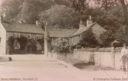 Old Postcard of The Nook (3) (Stoney Middleton)