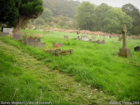 Recent Photograph of View of Cemetery (Stoney Middleton)