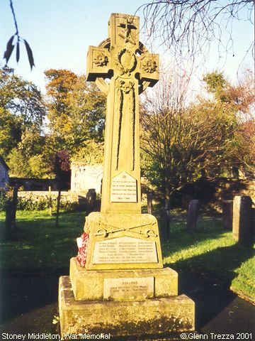 Recent Photograph of The War Memorial (Stoney Middleton)