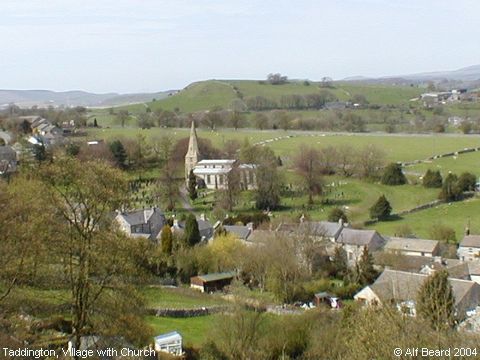 Recent Photograph of Village with Church (Taddington)