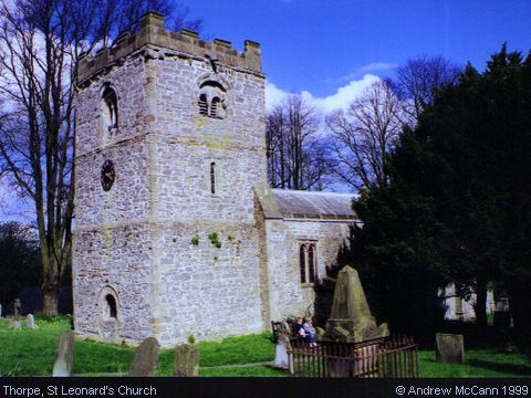 Recent Photograph of St Leonard's Church (1999) (Thorpe)