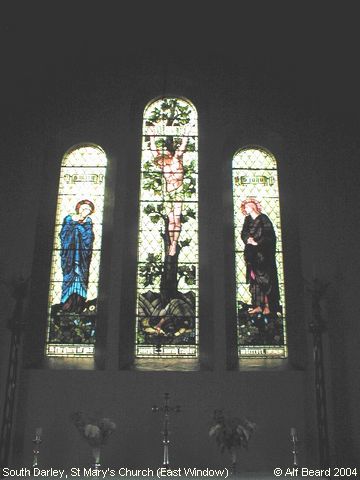 Recent Photograph of St Mary's Church (East Window) (South Darley)