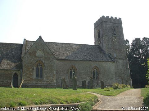 Recent Photograph of St Mary Magdalene's Church (North View) (Adlestrop)
