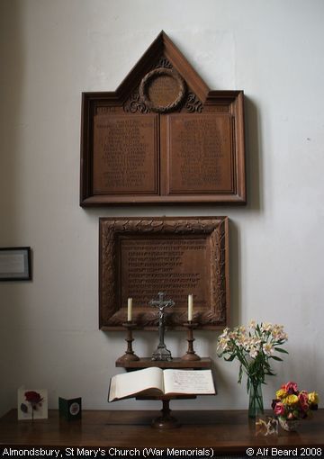 Recent Photograph of St Mary's Church (War Memorials) (Almondsbury)