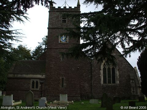 Recent Photograph of St Andrew's Church (West View) (Alvington)
