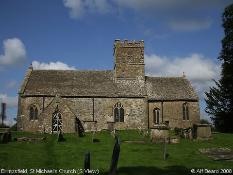 Recent Photograph of St Michael's Church (S View) (Brimpsfield)