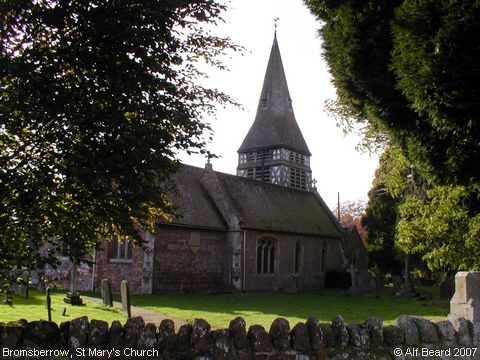 Recent Photograph of St Mary's Church (Bromsberrow)