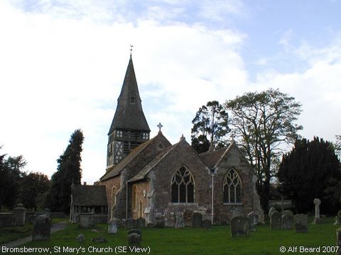 Recent Photograph of St Mary's Church (SE View) (Bromsberrow)