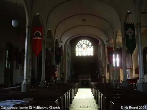 Recent Photograph of Inside St Matthew's Church (Cainscross)