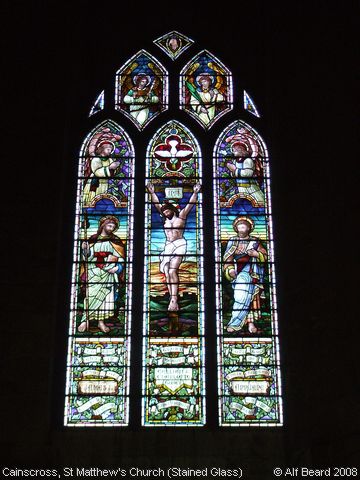 Recent Photograph of St Matthew's Church (Stained Glass) (Cainscross)