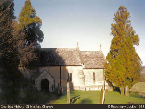 Recent Photograph of St Martin's Church (1998) (Charlton Abbots)