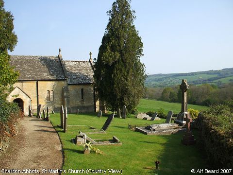 Recent Photograph of St Martin's Church (Country View) (Charlton Abbots)