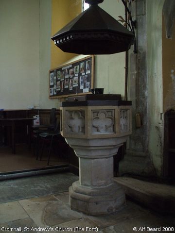 Recent Photograph of St Andrew's Church (The Font) (Cromhall)