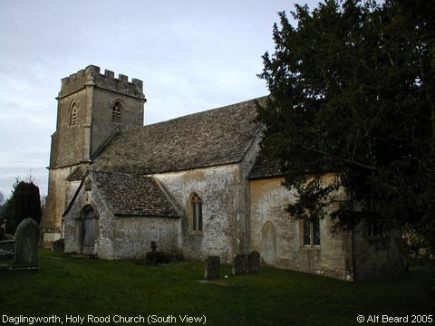 Recent Photograph of Holy Rood Church (South View) (Daglingworth)