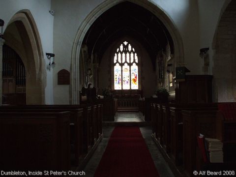 Recent Photograph of Inside St Peter's Church (Dumbleton)