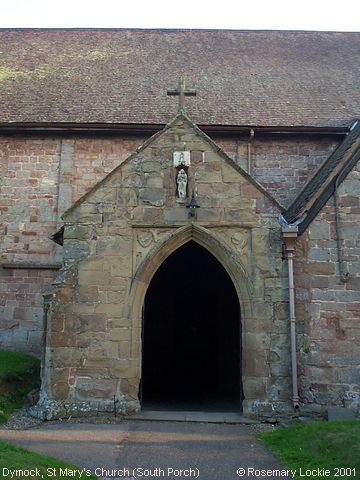Recent Photograph of St Mary's Church (South Porch) (Dymock)
