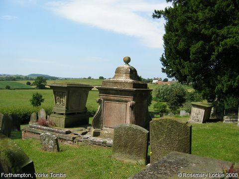 Recent Photograph of Yorke Tombs (Forthampton)